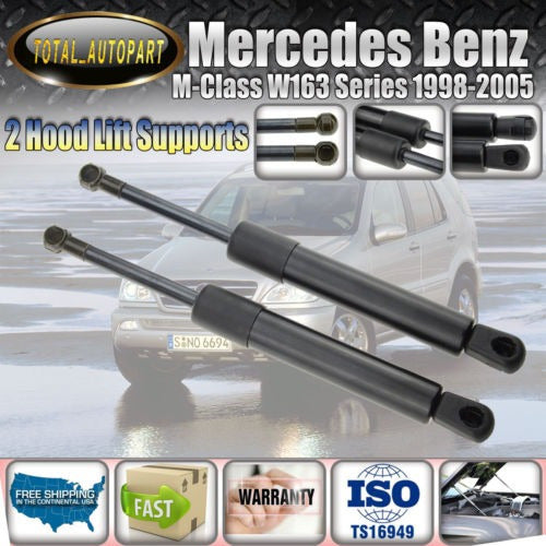 Mercedes-Benz 2 X Campana Elevation Soportes Shock Struts Resortes Accesor 1