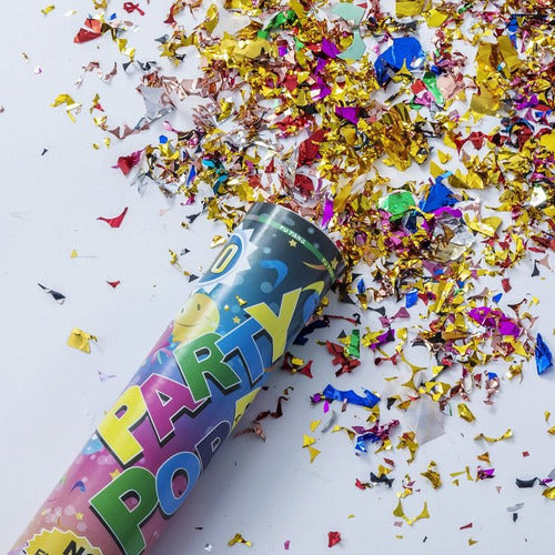 Genérica Lanza Papelitos De Colores Confeti De 80 Cm Cañon De Colores 1