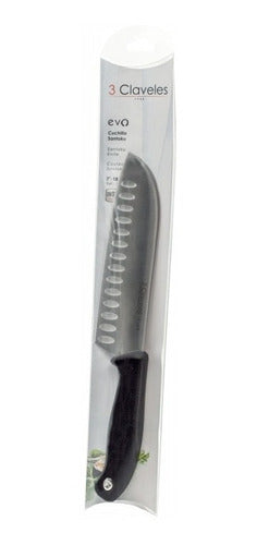 3 Claveles Santoku Alveolado 18cm Acero Evo Chef 2