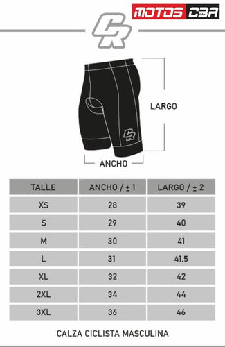 Men's Cycling Bike Cross Road Gel Chamois Leggings - Motoscba 3