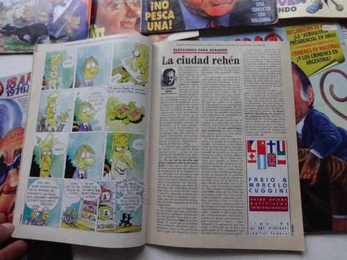 Revista Humor Lote 10 Revista Menem  Antiguo 1996 1995 7