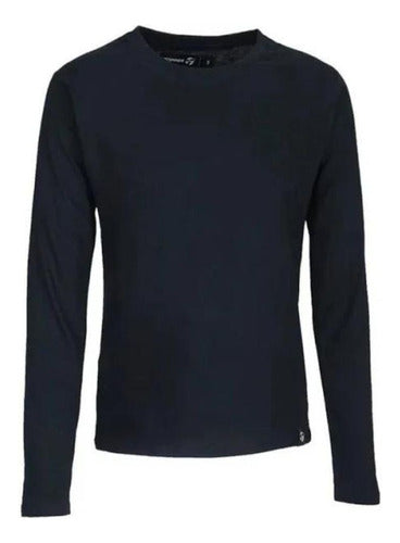 Topper Basic Sports Long Sleeve Women's Black T-Shirt 0