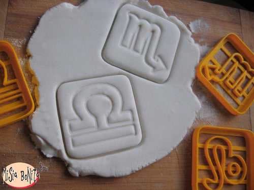 Misia Bonita Zodiaco Signos X6 - Cookie Cutter Fondant Mold - Horoscope 2