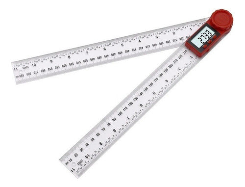Digital Inclinometer Angle Meter 2 in 1 Goniometer 300mm 0