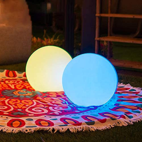 Shumi Solar Ball Light-12inch Led Lámpara De Mesa Al Aire Li 3