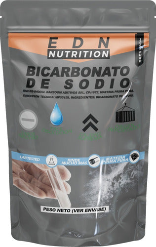 EDN Nutrition Bicarbonato De Sodio Maxima Calidad Italiano Usp 1 Kg Puro 1