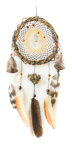 ArMoniZar Dreamcatcher with Precious Stones and Feathers 0