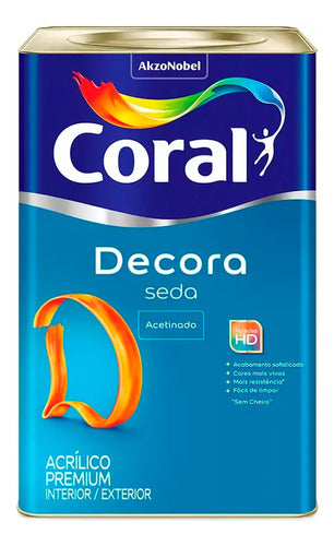 Tinta Acrílica Premium Decora Seda - Teia De Aranha 16l 0