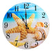 Sea Creations Conchas Reloj De Pared De Cristal Nuevo 13 Pu 0