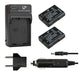 LP En-el14 En El14a Battery Charger Set, 2Pack 0