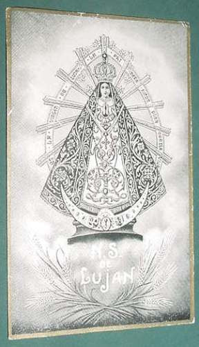 Religion Tarjeta Alberti Fiesta Parroquia Virgen Lujan 1937 0