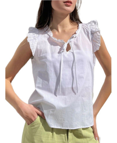 AGOMAE Blusa Aixa (Voile Brodery) 5