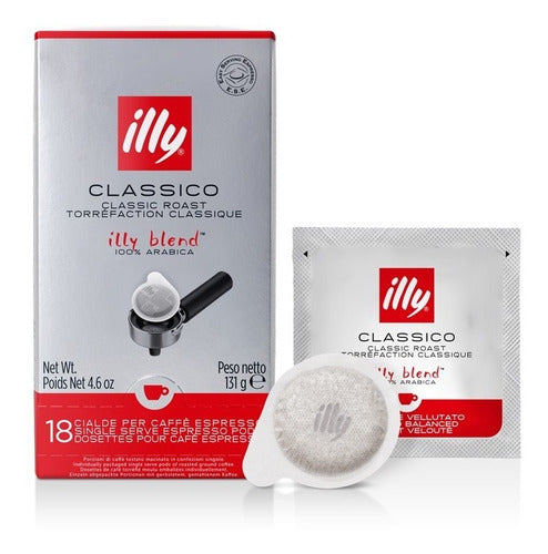 Illy Cafe, 18 Monodosis E.s.e., Classico, 100% Arábica 1