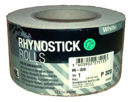 Self-Adhesive Sandpaper Indasa Rhynostick White Line - Roll P120 0