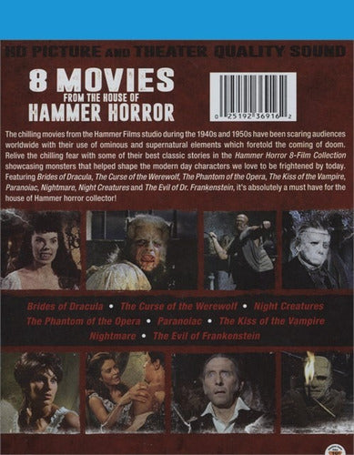 Blu-ray Hammer Horror Collection / Includes 8 Films 1
