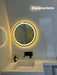 Espejos Rocca Circular LED Bathroom Wall Mirror 50cm Touch On Off Dimmer 3