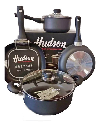 Hudson Teflón 4 Layers Cookware Set 0