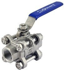 Intor Valve Spherical 3 Bodies. Stainless Steel. Thread 1 1/2 2