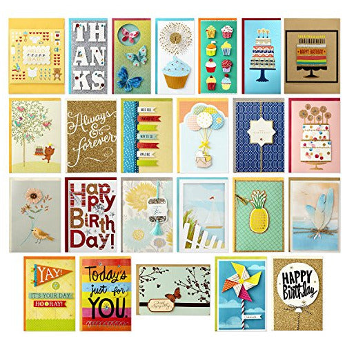 Hallmark Game of 24 Greeting Cards with Organizer 0