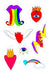 Mar Azul Unique Stickers A4 Sheet Exclusive Designs 0