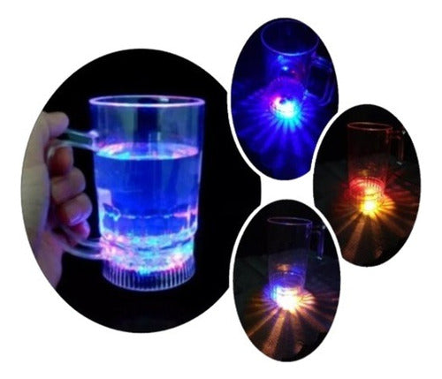 30  Vasos Chops Luminosos 3 Led C/u 0