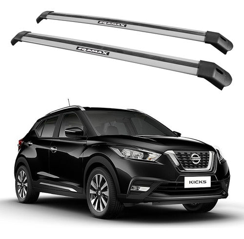 Barras De Techo Rurales Eqmax Delta Nissan Kicks 2018+ Gris 0