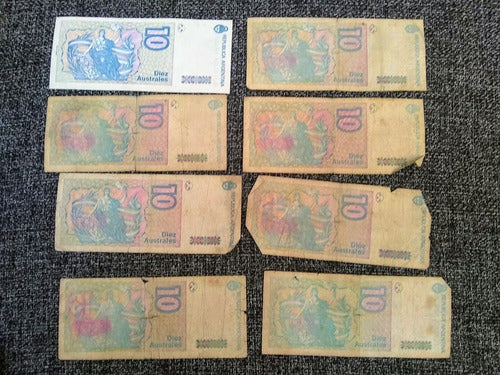 Billetes De 10 Australes 1