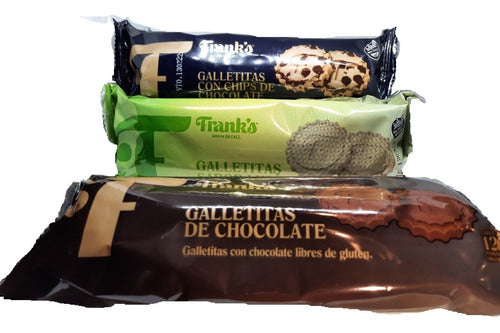 Franks Gluten-Free Chocolate Cookies 120g x 8 Units 1