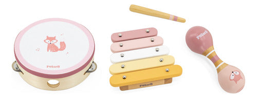 PolarB Wooden Musical Instruments Set 3 Polar B 0