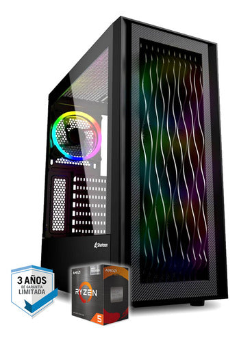 Pc Gamer Ryzen 5 16gb 480gb Fantech Vega 7 1900mhz Juegos 1