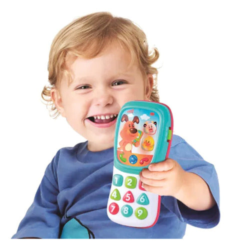 Hap-P-Kid Little Learner Toy Cell Phone - Bilingual Learning Fun for Kids 5