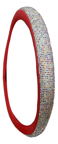 Bling Rhinestone Steering Wheel Cover for Gol Voyage Polo Trend 0
