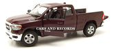 Welly Dodge Ram 2019 New Without Box - Bordo 1/27 2