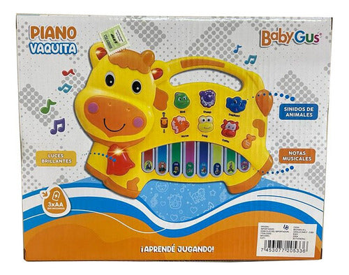 Segus Baby Gus Piano Vaquita With Light And Sound Ttm 52024 4