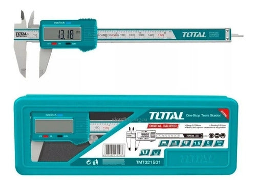 Total 150mm Digital Stainless Steel Industrial Caliper with Case 0