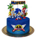 Sonic Birthday Cake Decoration Ornament 2