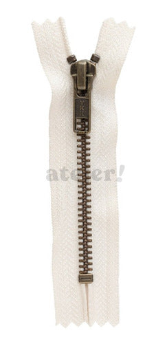 YKK 12cm Metal Fixed Chain Zippers - Pack of 1 31