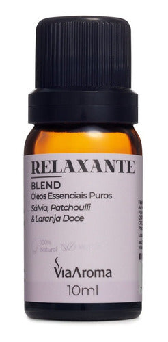 Blend De Óleos Essenciais Relaxante 10ml Via Aroma Sinergia 0