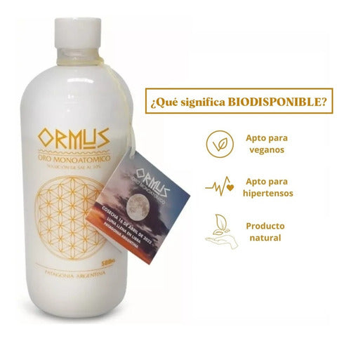 Ormus Oro Monoatómico Combo 6 - Barakha S.A.S. - 500ml 2