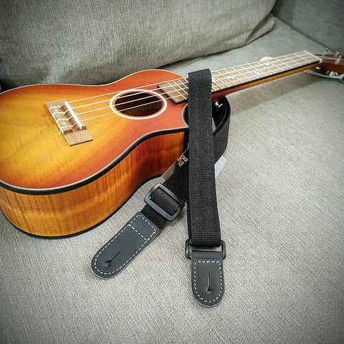 Magma Black Polypropylene Strap for Ukulele 1