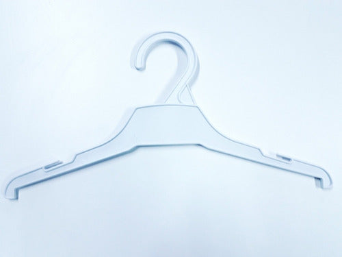 Percha Plastica Para Bebe (25cm) Color Blanco. Pack 300 0