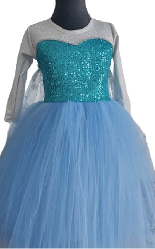 Carisol Disfraces Beautiful Elsa Dress - Frozen + Free Crown 0