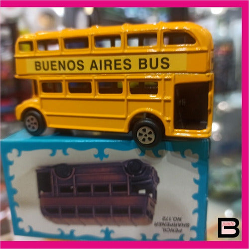 PB Sacapuntas Bus Micro Buenos Aires De Colección Metal 172a 1