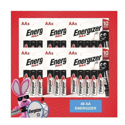 Energizer Max AA Batteries - 48 Units Best Price 0