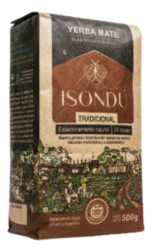 Isondú Yerba Mate Tradicional Pack 5 X 500 Gr 0