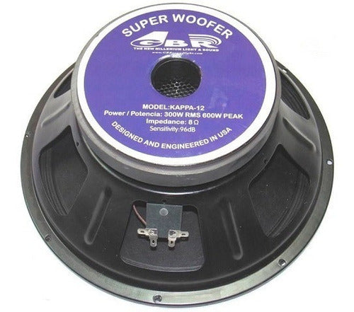 GBR Kappa 12 Inch High Performance Woofer 600W 0