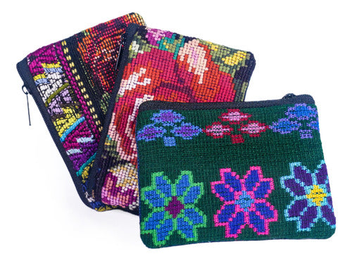 Generic Embroidered Wallet from Guatemala with Zipper 4