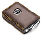 Vitodeco Genuine Leather Key Fob Case for Volvo with Keychain Hook Brown 2