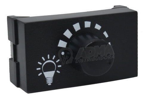 Electronica Argentina Modulo Dimmer Led 100W Halogena 300W Apto Jeluz Negro 0