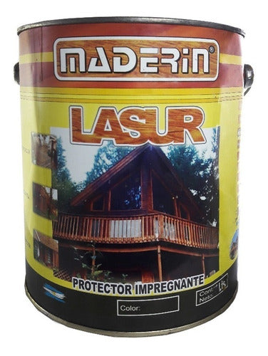 Wood Stain and Protector Maderin Lasur by 4 Liters 9